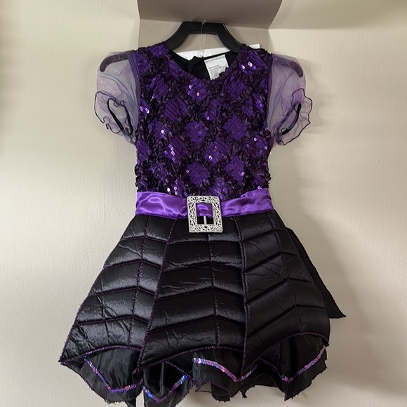 NWT Adorable Spiderella Costume size Girl SM 4-6 Pull over Velcro back closure - Picture 2 of 11